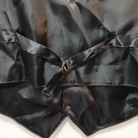 SCULLY Leather Suede Vest Men L Brown Snap Front Western Cowboy Ranch Farm Rodeo - Picture 6 of 8